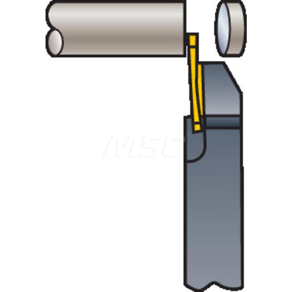 Sandvik Coromant Indexable Grooving Toolholder: QS-LF123U023-08B, External, Left Hand, 22 mm Max Workpiece Dia - 5962015