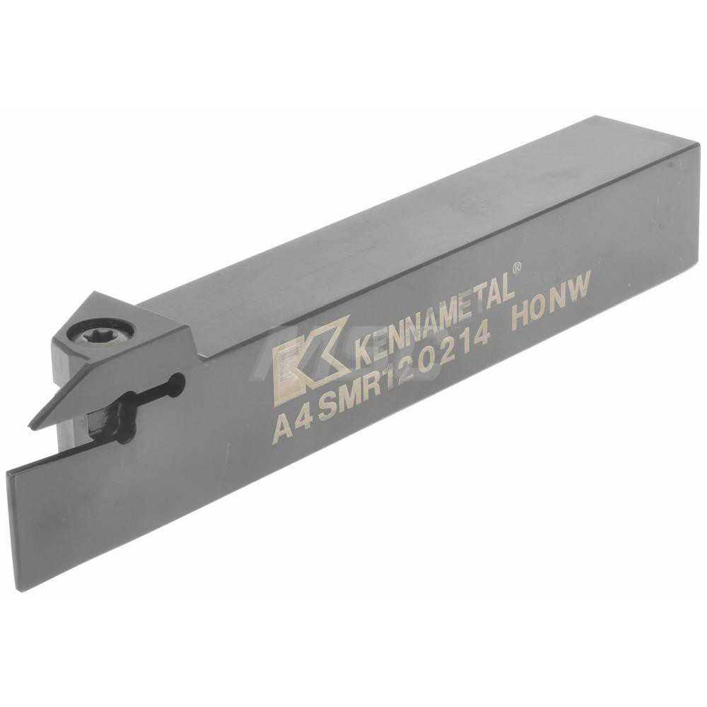 Kennametal Indexable Grooving-Cutoff Toolholder: A4SMR120214, 0.079" Min Groove Width, 14 mm Max Depth of Cut, Right Hand - 2976496