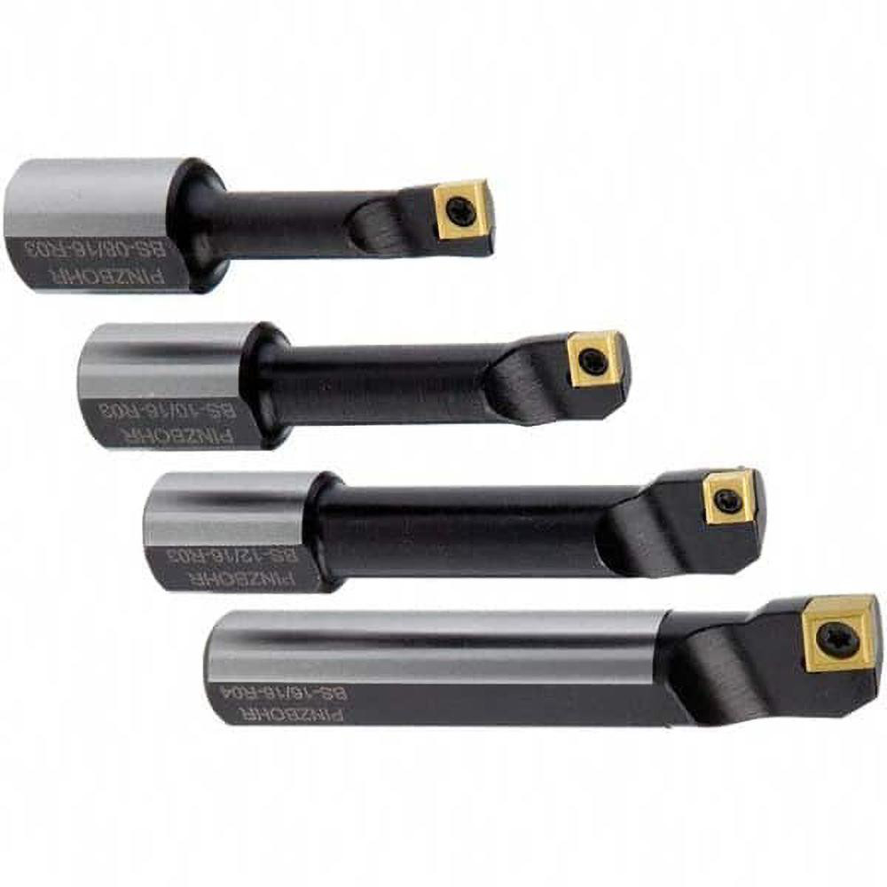 Techniks Indexable Boring Bar: BS-12-16-R03, 0.6300" Min Bore, Right Hand - 6942237