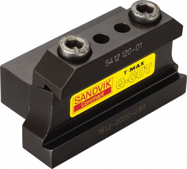 Kennametal Tool Block Style A2TZN, 32mm Blade Height, 4.33" OAL, 1.89"& OAH, Indexable Cutoff Blade Tool Block - 1878088