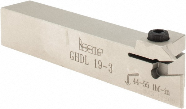 Iscar Indexable Grooving Toolholder: GHDR19-3-JHP, External, Right Hand - 2801940