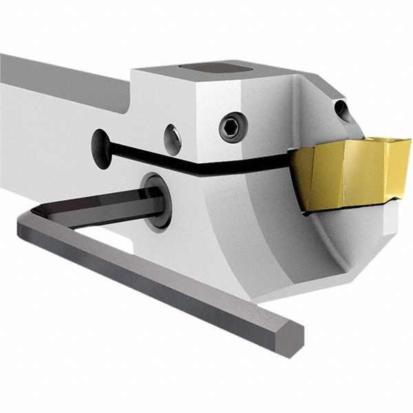 Iscar Indexable Grooving Toolholder: GHDR19-3-JHP, External, Right Hand - 2801940