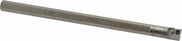 Kennametal Indexable Boring Bar: E06MSCLPR2 KWH, 12.19 mm Min Bore, Right Hand, 9.53 mm Shank Dia, -5 deg Lead, Solid Carbide - 1152724