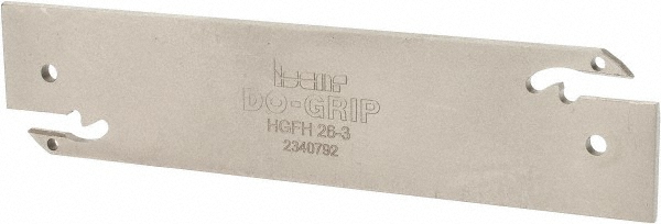 Widia Indexable Cut-Off Blades; End Type: Double-Ended; Cutting Direction: Neutral; Hand: Neutral; Blade Height (mm): 26.00; Blade Height (Decimal Inch): 1.0225; Blade Width (Decimal Inch): 0.0945; Blade Width (mm): 2.40; Blade Overall Length (Decimal Inch): 4.3404; Blade Overall Length (mm): 110.25 - 6499214