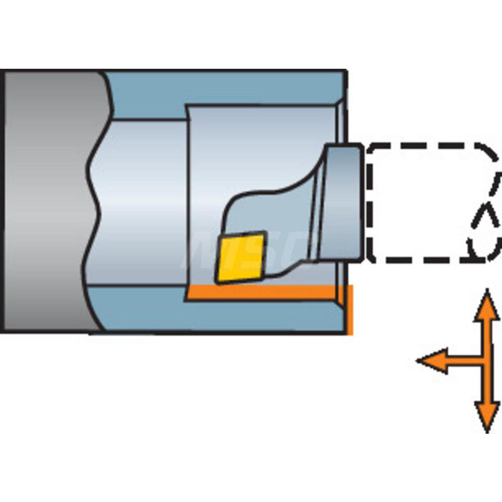 Sandvik Coromant Modular Turning & Profiling Head: Size 20, 20 mm Head Length, Internal, Right Hand - 5764332