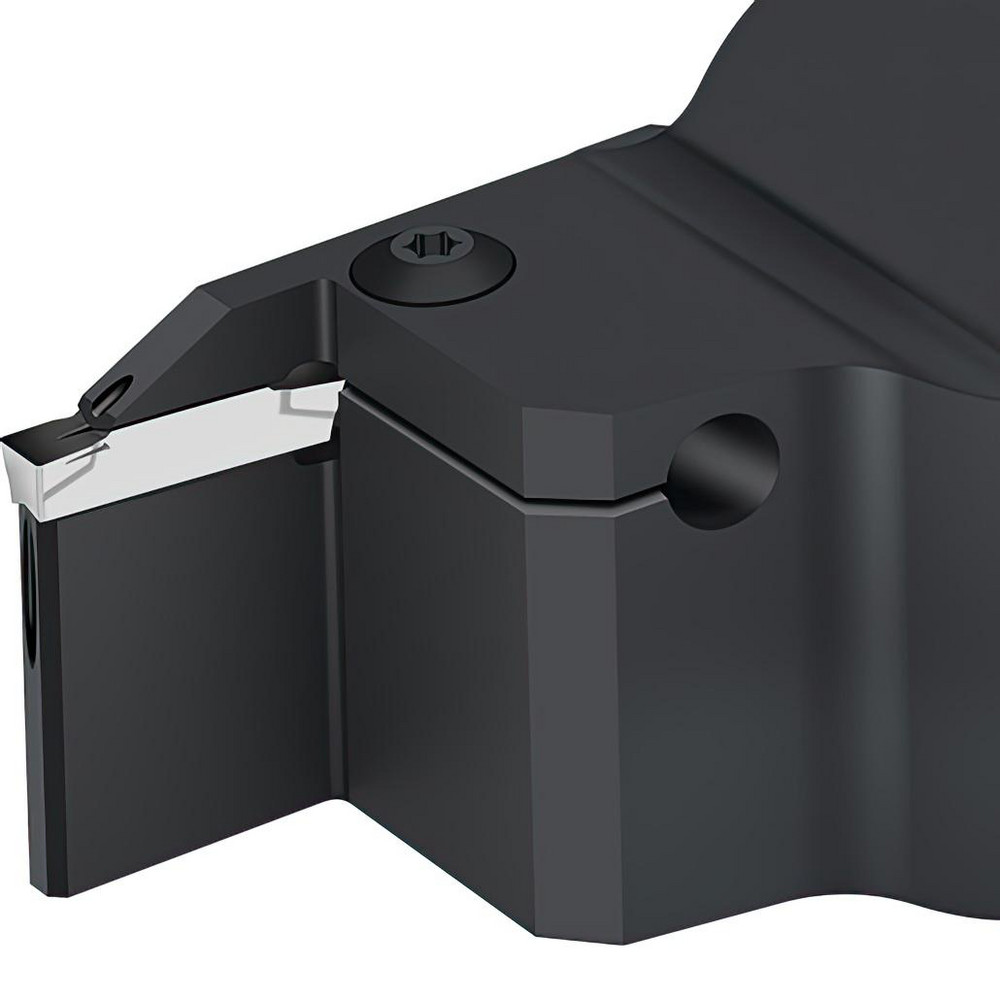 Walter Modular Grooving Head: Left Hand, Cutting Head, System Size C6, Uses GX..E.. & GX..F.. Size GX24-3 Inserts - 7957661