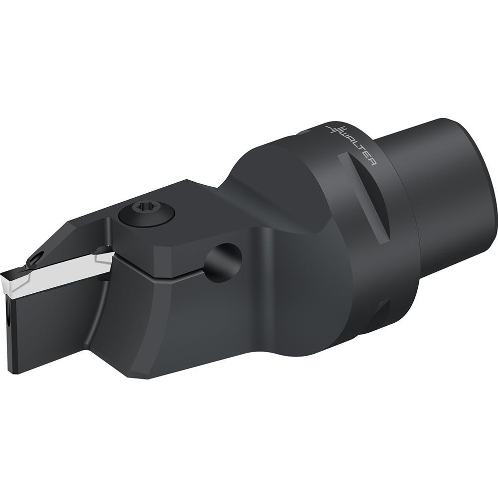 Walter Modular Grooving Head: Left Hand, Cutting Head, System Size C6, Uses GX..E.. & GX..F.. Size GX24-3 Inserts - 7957661