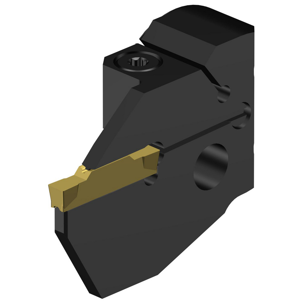 Walter Modular Grooving Head: Left Hand, Cutting Head, System Size C6, Uses GX..E.. & GX..F.. Size GX24-3 Inserts - 7957661