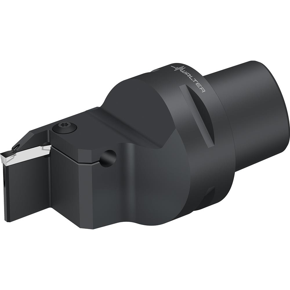Walter Modular Grooving Head: Left Hand, Cutting Head, System Size C6, Uses GX..E.. & GX..F.. Size GX24-3 Inserts - 7957661
