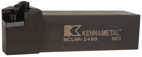 Kennametal Indexable Turning Toolholder: MSRNR248, Clamp & Screw - 1808197