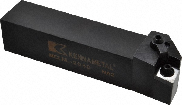 Kennametal Indexable Turning Toolholder: MSRNL206D, Clamp & Screw - 1096163