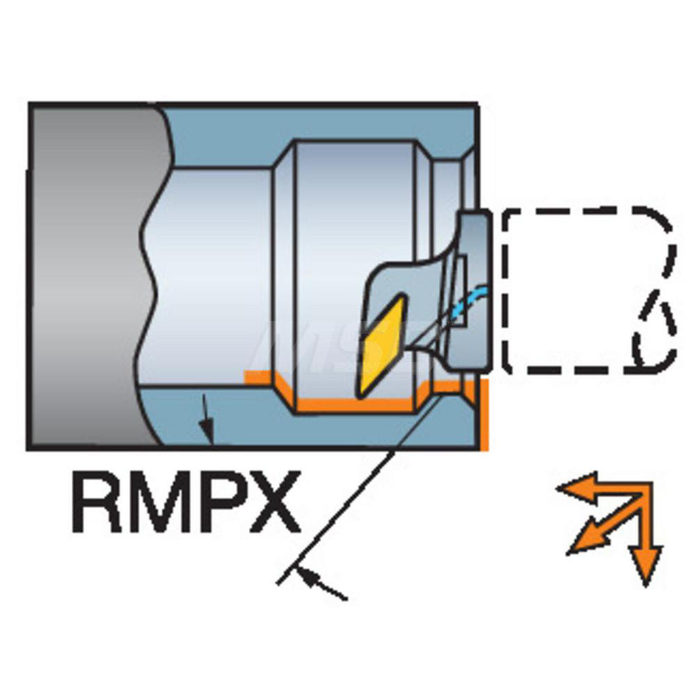 Sandvik Coromant Modular Turning & Profiling Head: Size 40, 32 mm Head Length, Right Hand - 6424634