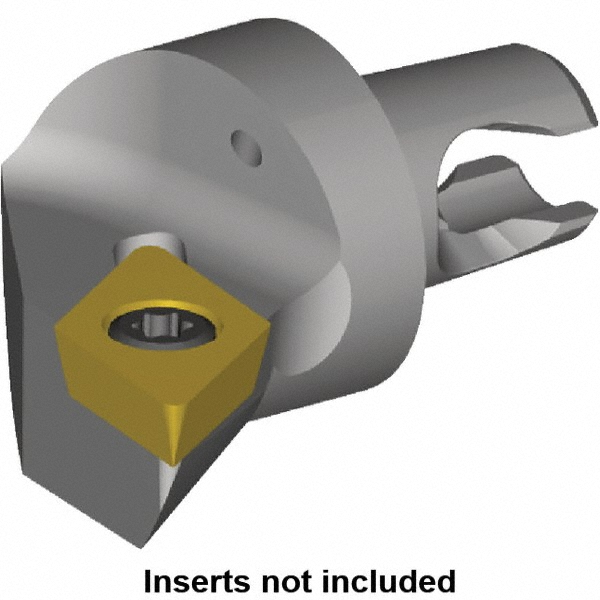 Kennametal Modular Turning & Profiling Head: Size KM2016, 20 mm Head Length, Internal or External, Right Hand - 3016749