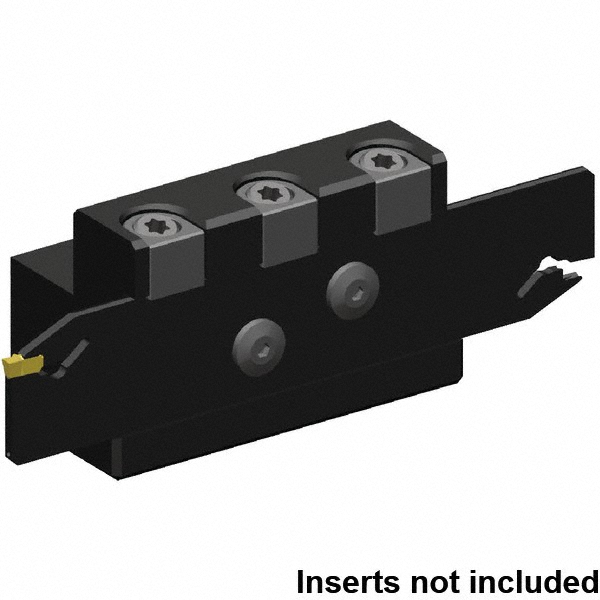Iscar LOGIQFGRIP Style TGTBQ, 50mm Blade Height, 122mm OAL, 50.03mm OAH, Indexable Cutoff Blade Tool Block - 3367536