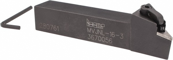 Kennametal Indexable Turning Toolholder: MVJNL163C, Clamp & Screw - 1096297