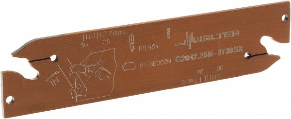 Walter G2042 Single End Right Hand Indexable Cutoff Blade - 6424579