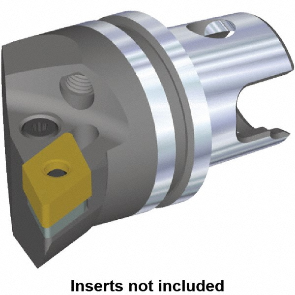 Kennametal Modular Turning & Profiling Head: Size KM50, 75 mm Head Length, Internal or External, Right Hand - 3741400