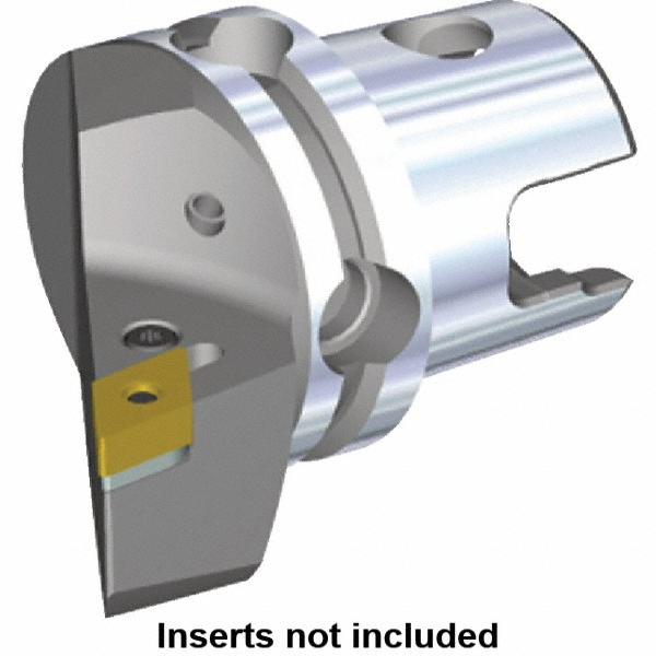 Kennametal Modular Turning & Profiling Head: Size KM50, 75 mm Head Length, Internal or External, Right Hand - 3741400