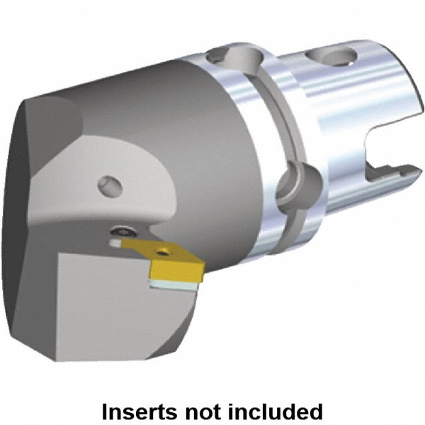 Kennametal Modular Turning & Profiling Head: Size KM50, 75 mm Head Length, Internal or External, Right Hand - 3741400