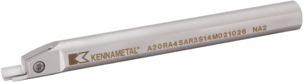 Kennametal Indexable Grooving Toolholder: A4SBR2020K2S12016020, External, Right Hand, 20 mm Max Workpiece Dia - 3865920