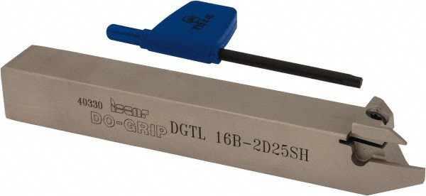 Tungaloy Indexable Grooving-Cutoff Toolholder: JCTEL1616X2T16, 2 mm Min Groove Width, Left Hand - 6164609