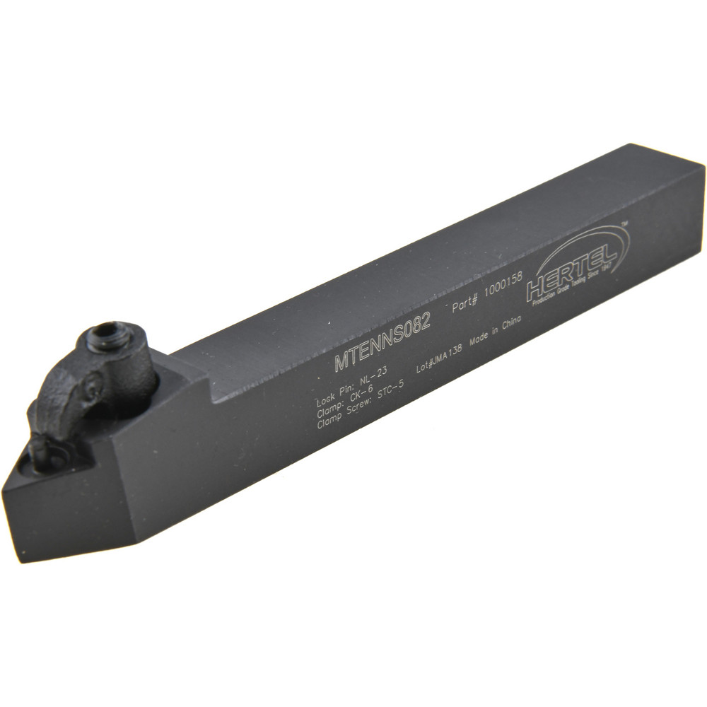 Hertel Indexable Turning Toolholder: MTENNS082 1/2" SHANK, Clamp & Screw - 1000158
