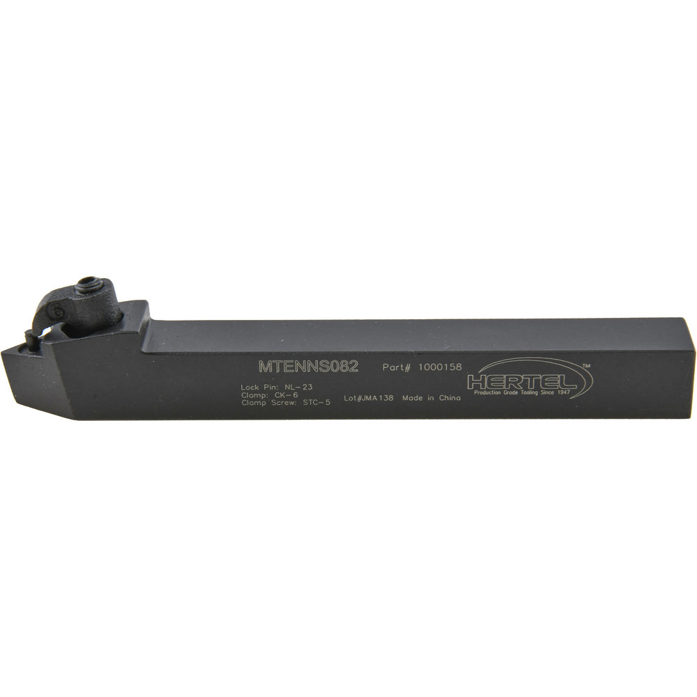 Hertel Indexable Turning Toolholder: MTENNS082 1/2" SHANK, Clamp & Screw - 1000158