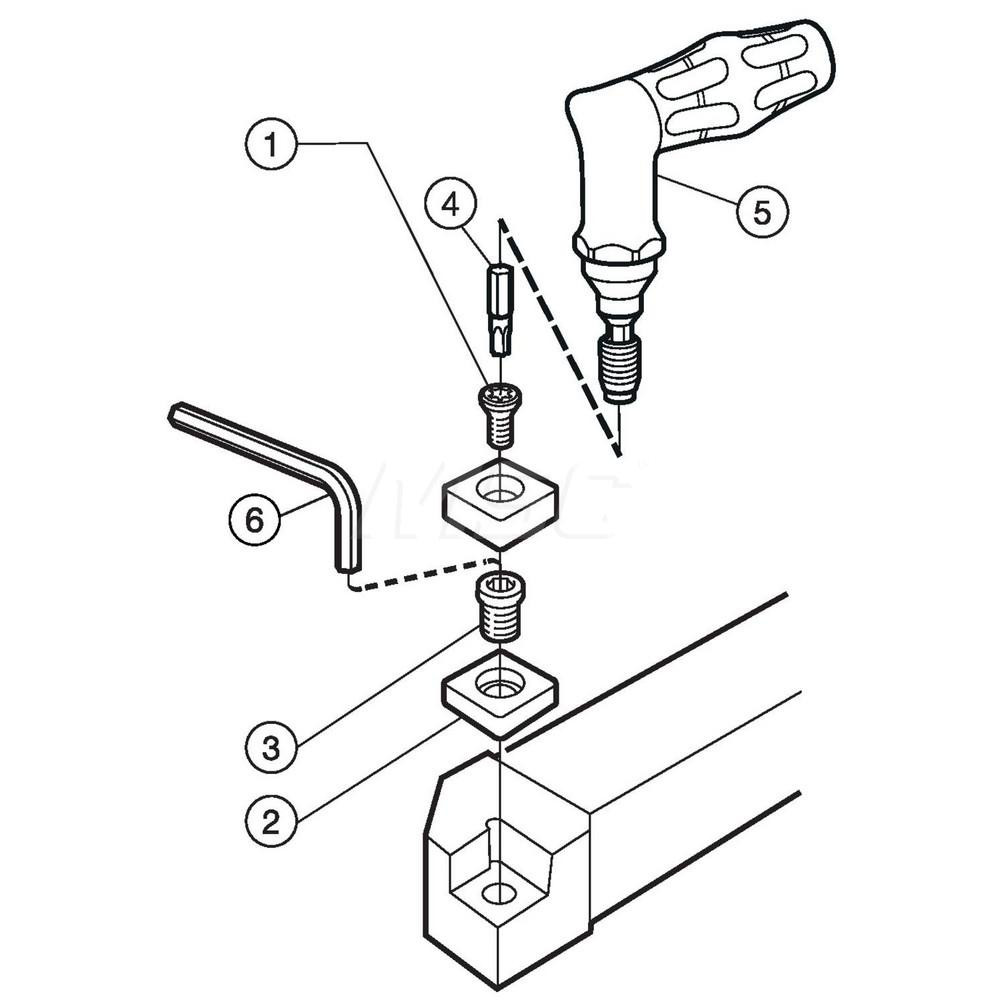 Sandvik Coromant Indexable Turning Toolholder: SCLCR083, Screw - 5748783