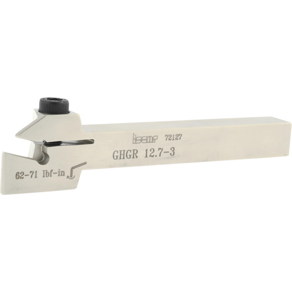 Iscar Indexable Grooving-Cutoff Toolholder: GHGL 31.7-5, 0.185 to 1/4" Groove Width, 1" Max Depth of Cut, Left Hand - 2800252