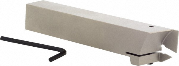 Iscar Indexable Grooving-Cutoff Toolholder: GHGL 31.7-5, 0.185 to 1/4" Groove Width, 1" Max Depth of Cut, Left Hand - 2800252