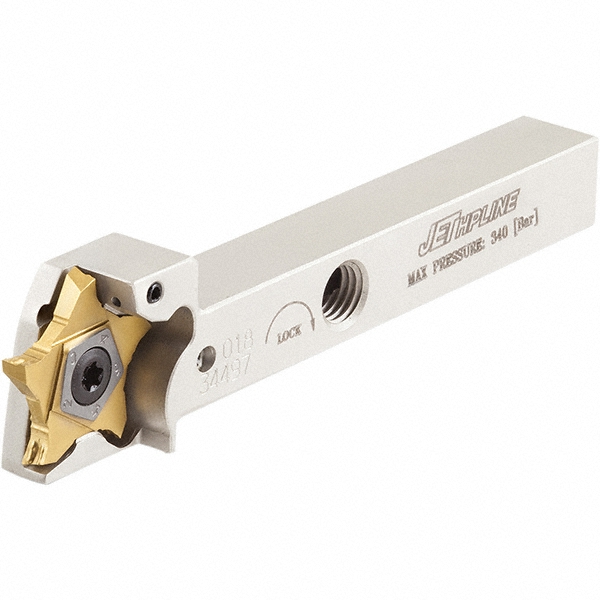 Iscar Indexable Grooving-Cutoff Toolholder: PCHPR19-24, 0.5 mm Min Groove Width, 6.5 mm Max Depth of Cut, Right Hand - 2302457