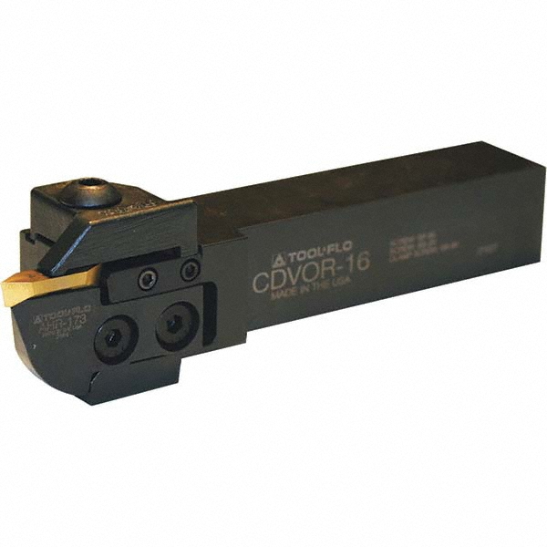 Sandvik Coromant Indexable Grooving-Cutoff Toolholder: RF123E043-08B-S, 1.85 to 2.39 mm Groove Width, 10.92 mm Max Depth of Cut, Right Hand - 5740828