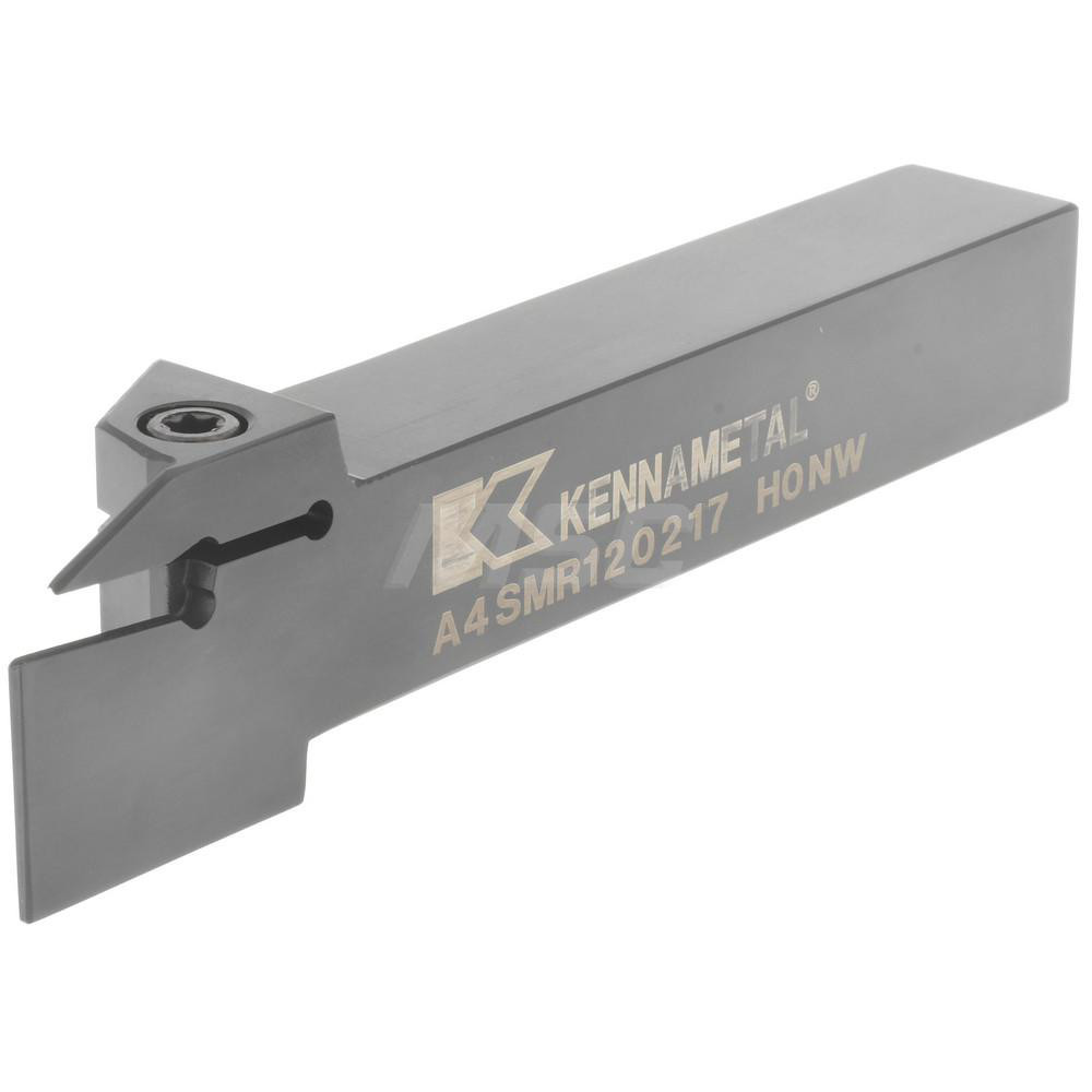Kennametal Indexable Grooving-Cutoff Toolholder: A4SMR120217, 0.079" Min Groove Width, 17 mm Max Depth of Cut, Right Hand - 2976497