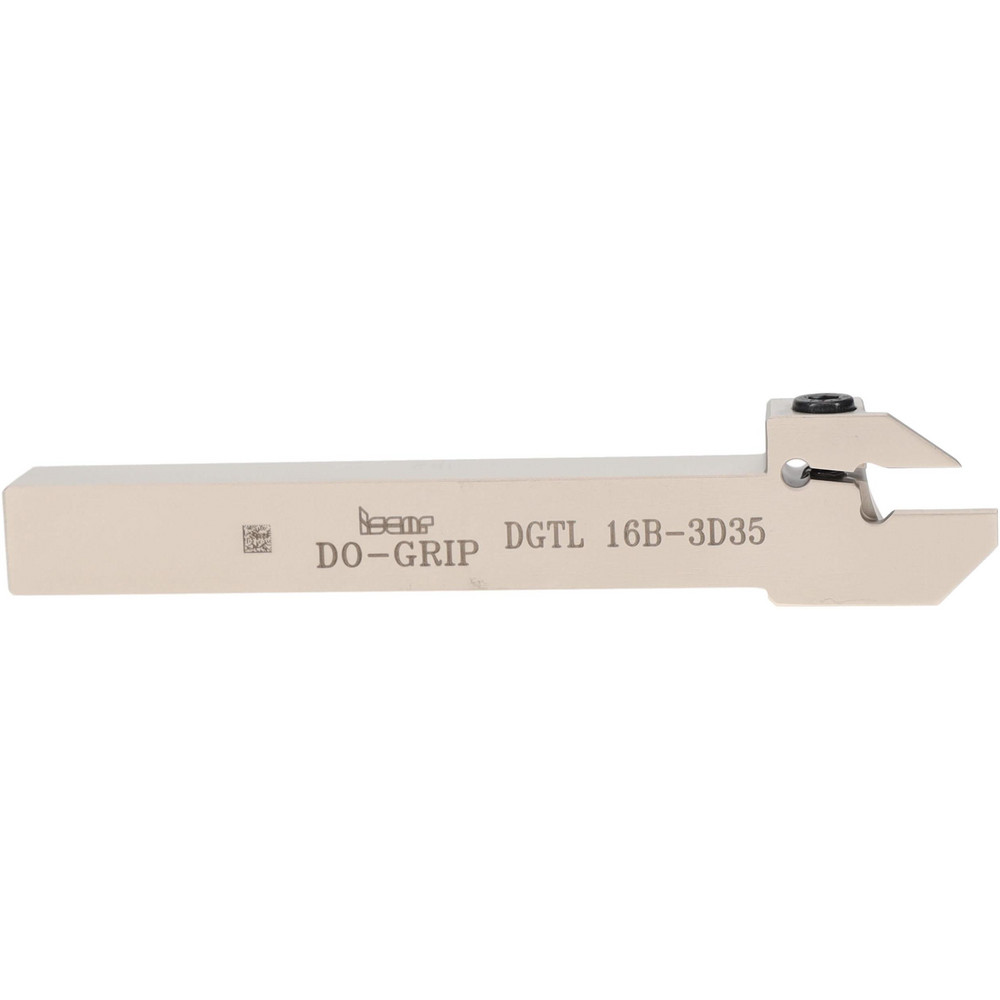 Iscar Indexable Grooving-Cutoff Toolholder: DGTL 16B-3D35, 3 to 3.18 mm Groove Width, 16 mm Max Depth of Cut, Left Hand - 2301399