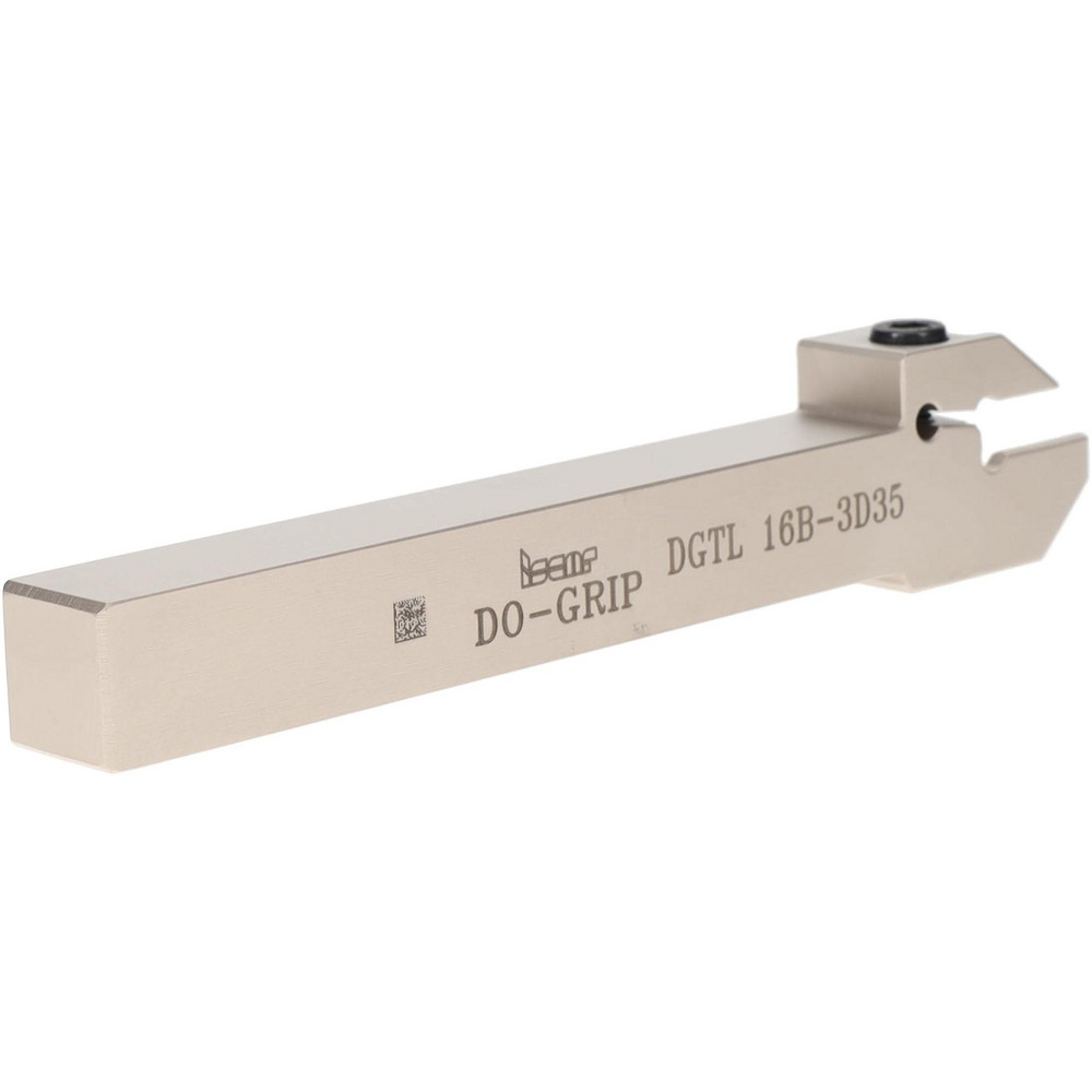 Iscar Indexable Grooving-Cutoff Toolholder: DGTL 16B-3D35, 3 to 3.18 mm Groove Width, 16 mm Max Depth of Cut, Left Hand - 2301399