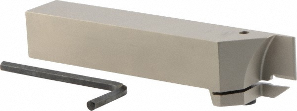 Iscar Indexable Grooving Toolholder: HELIL 25.4-6T30, External, Left Hand, 2.36" Max Workpiece Dia - 2500457