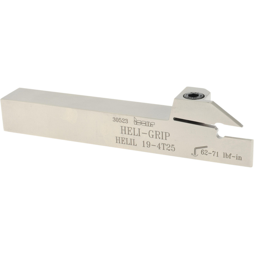Iscar Indexable Grooving Toolholder: HELIL 25.4-6T30, External, Left Hand, 2.36" Max Workpiece Dia - 2500457