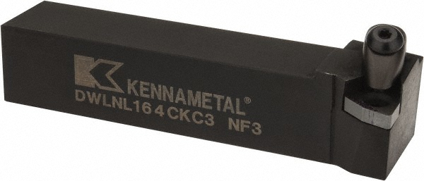 Ingersoll Cutting Tools Indexable Turning Toolholder: TWLNR16-4D-TB, 95.0 deg Lead Angle, Clamp - 6187244