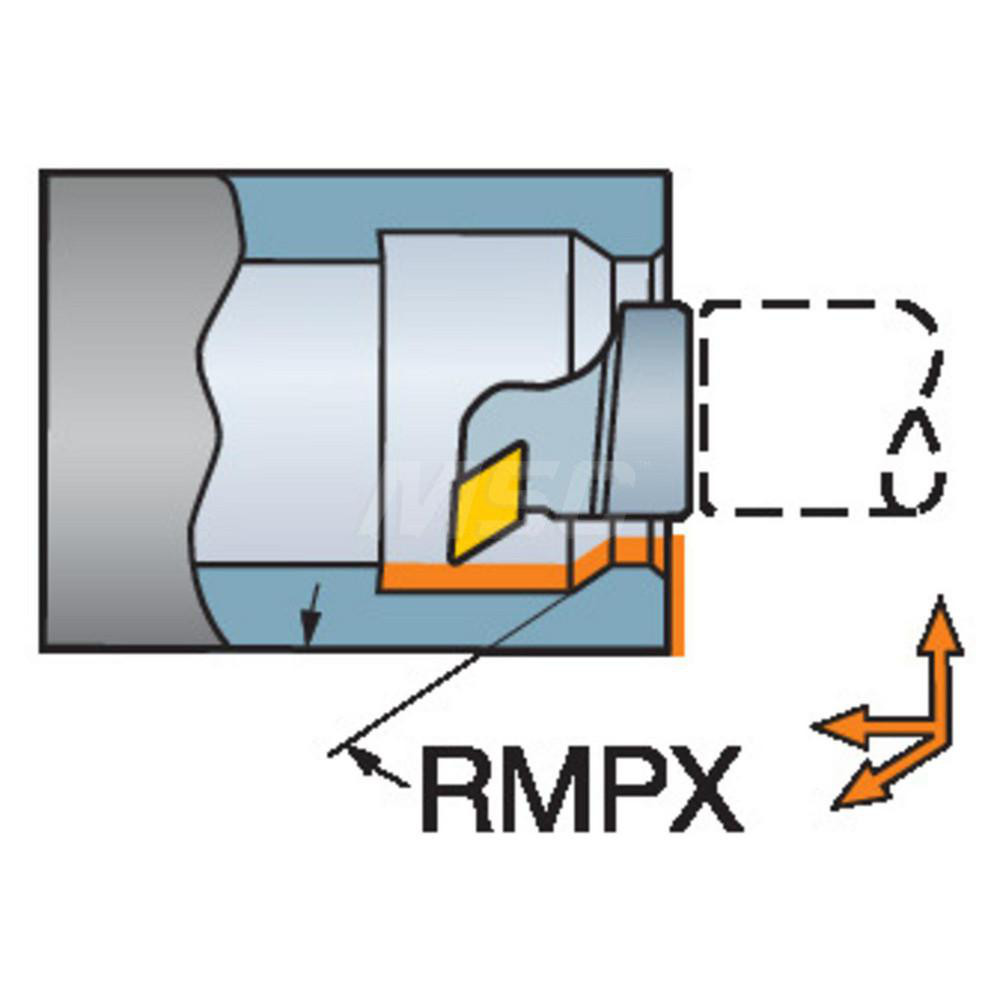 Sandvik Coromant Modular Turning & Profiling Head: Size 25, 23 mm Head Length, Left Hand - 6536144