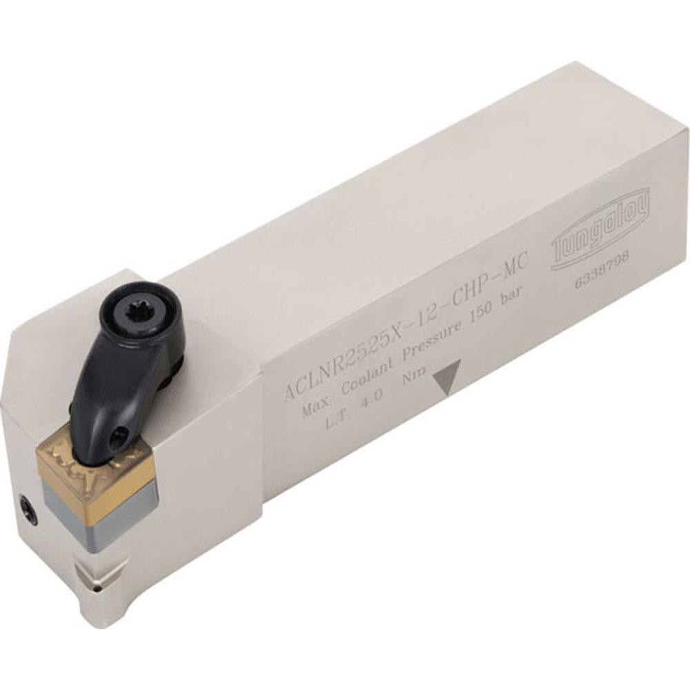 Tungaloy Indexable Turning Toolholder: DCLNR12-4-CHP-MC, 95.000 deg Lead Angle, Clamp - 3346692