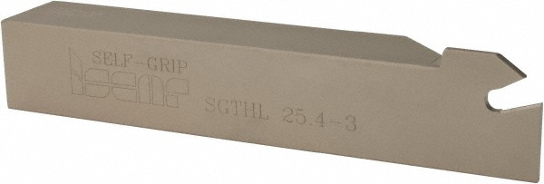 Dorian Tool Indexable Cutoff Toolholder: 28.16 mm Max Depth of Cut, 1.109" Max Workpiece Dia, 2.21 mm Min Insert Width, Right Hand - 73310163000