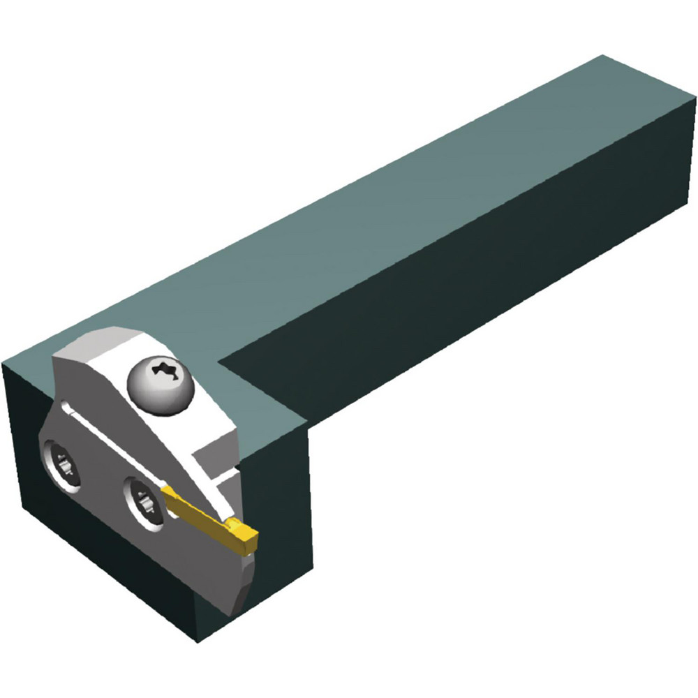 Widia Indexable Grooving-Cutoff Toolholder: WGMSR16, 0.0551 to 0.236" Groove Width, 0.866" Max Depth of Cut, Right Hand - 5349622
