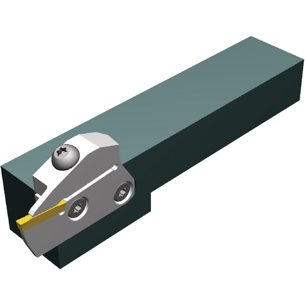 Widia Indexable Grooving-Cutoff Toolholder: WGMSR16, 0.0551 to 0.236" Groove Width, 0.866" Max Depth of Cut, Right Hand - 5349622