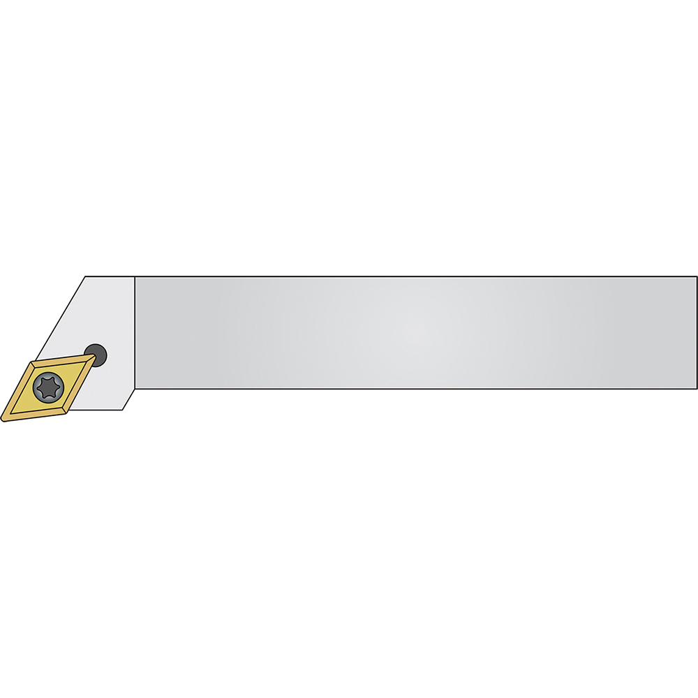 Ingersoll Cutting Tools Indexable Turning Toolholder: BVJBR06-2C-SH, 93.0 deg Lead Angle, Lever - 3606621