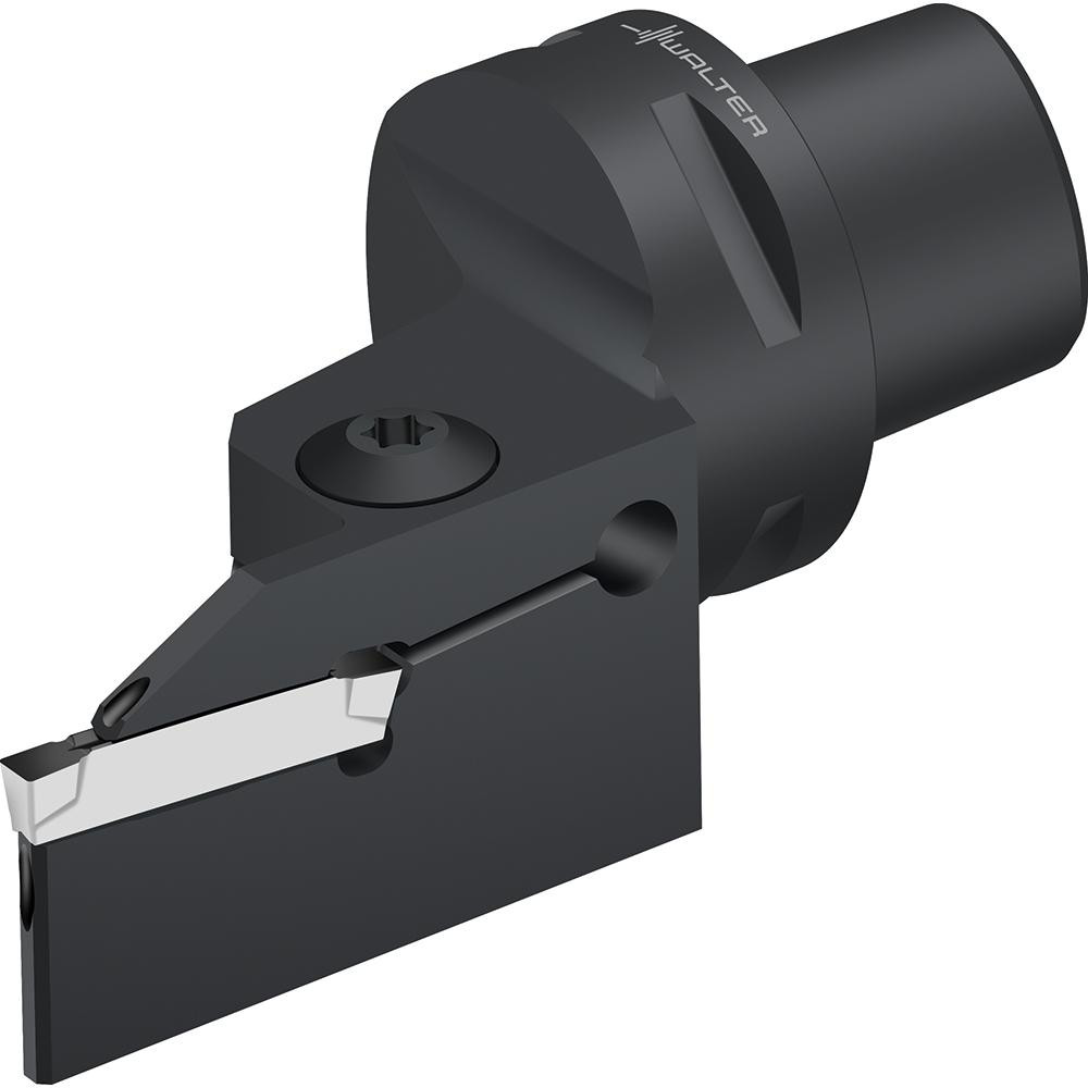 Walter Modular Grooving Head: Right Hand, Cutting Head, System Size C4, Uses GX..E.. & GX..F.. Size GX24-3 Inserts - 7957638