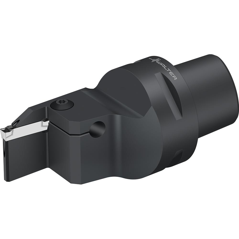 Walter Modular Grooving Head: Right Hand, Cutting Head, System Size C4, Uses GX..E.. & GX..F.. Size GX24-3 Inserts - 7957638