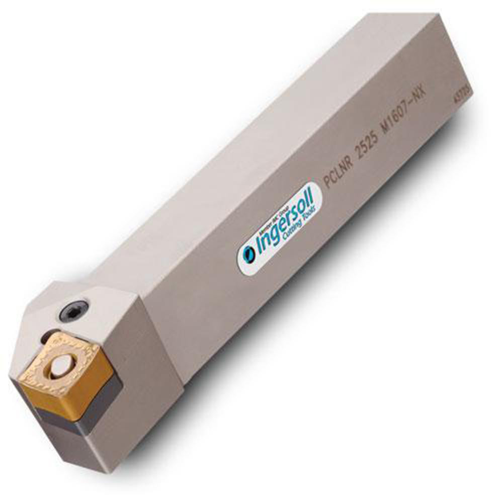 Ingersoll Cutting Tools Indexable Turning Toolholder: HCLNL12-43.5B, 95.0 deg Lead Angle, Lever - 6125729