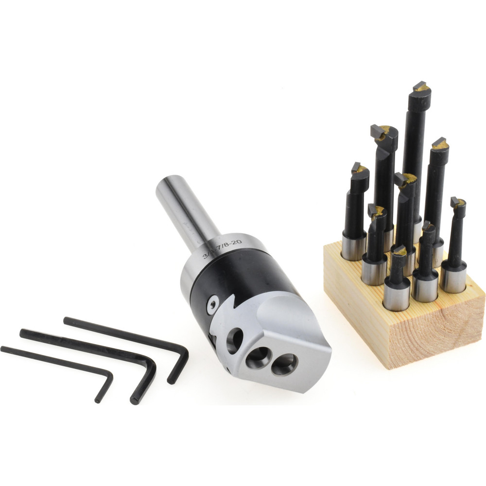 Iscar Replaceable Boring Bar Heads; Compatible Insert Style: CCMT; Insert Style: CC; Compatible Insert Size Code: 3-2-M3M; Tool Material: Steel; Multi-use Tool: No; Lead Angle: 95 deg; Through Coolant: Normal Pressure; Yes; For Shank Dia: 25 mm; 0.984 in; Cutting Tool Application: Turning - 3331855