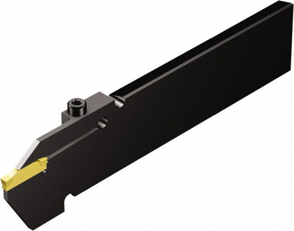 Sandvik Coromant Indexable Cut-Off Blades; End Type: Single; Cutting Direction: Left Hand; Hand: Left Hand; Blade Height (mm): 25.90; Blade Width (mm): 1.75; Blade Overall Length (mm): 110.00; Blade Style: QD-RR; Series: CoroCut QD; Insert Style: QD-LG; QD-LF; QD-NE; QD-LE; QD-NG; QD-NF; QD-RE; QD-RG; QD-RF - 6976215
