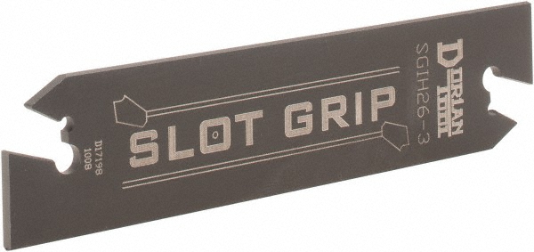Sandvik Coromant Indexable Cut-Off Blades; End Type: Single; Cutting Direction: Left Hand; Hand: Left Hand; Blade Height (mm): 25.90; Blade Width (mm): 1.75; Blade Overall Length (mm): 110.00; Blade Style: QD-RR; Series: CoroCut QD; Insert Style: QD-LG; QD-LF; QD-NE; QD-LE; QD-NG; QD-NF; QD-RE; QD-RG; QD-RF - 6976215
